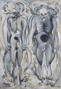 Twins, oil on canvas, 2003.