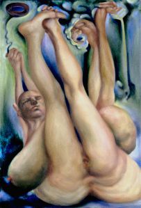 Hung, oil on cavnas, 2004